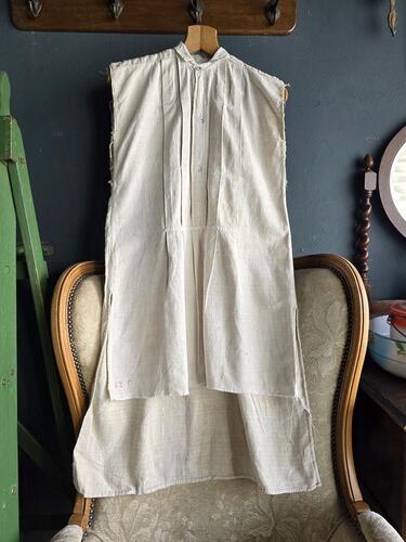 France antique linen Dress